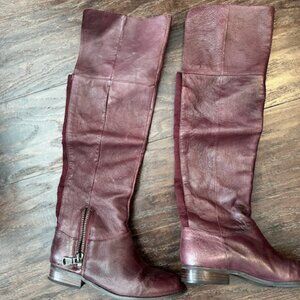 CHINESE LAUNDRY FAWN LEATHER BORDEUX BOOTS SZ 7